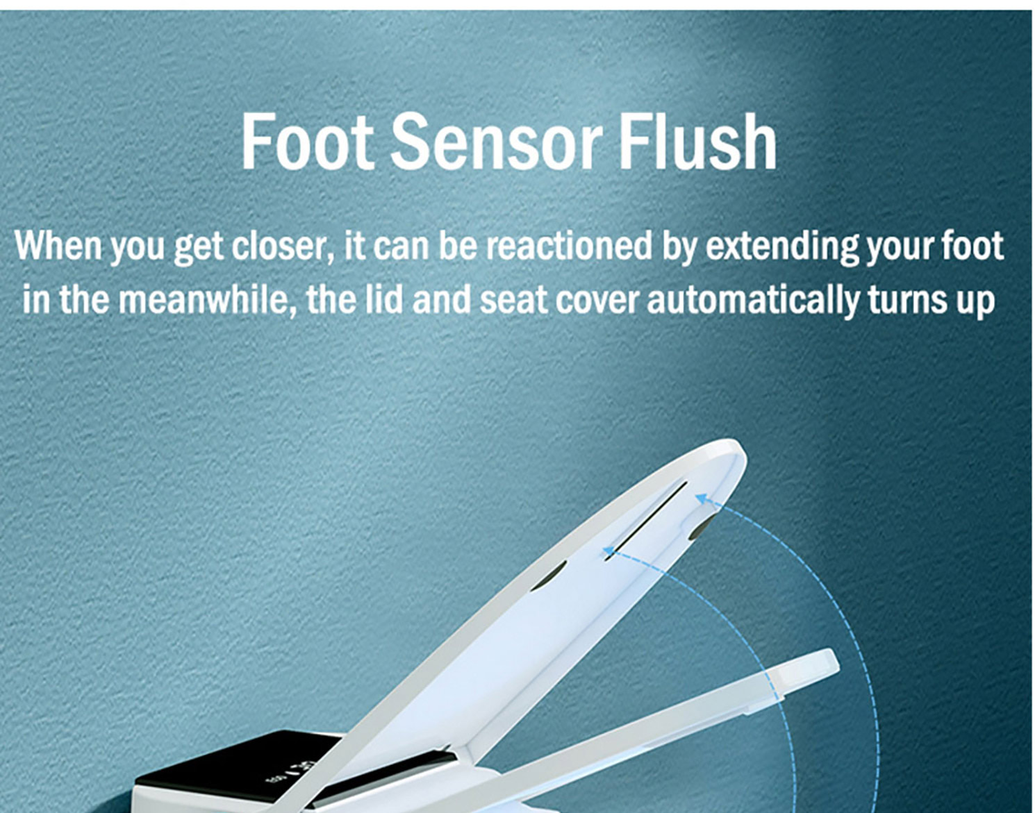 สุดยอดห้องน้ำอัจฉริยะ electrique สัปหงกเซ็นเซอร์เท้าฟลัชชิ่งห้องน้ำโถชักโครกเซรามิกสมาร์ท (5)