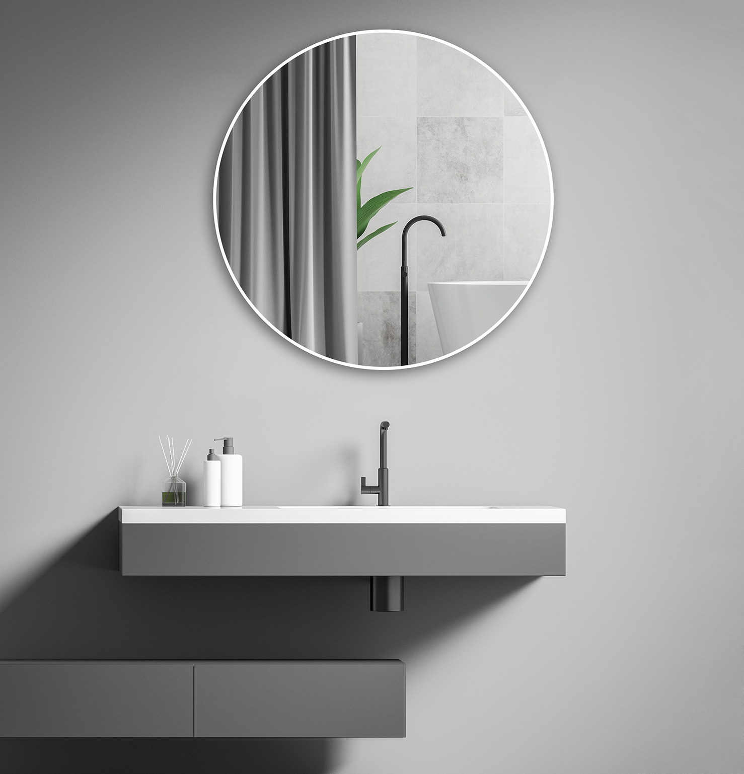 Modern-rond-metalen-frame-toilet-spiegel--wandmontage-douche-zilveren-cirkel-spiegel-voor-badkamer-8